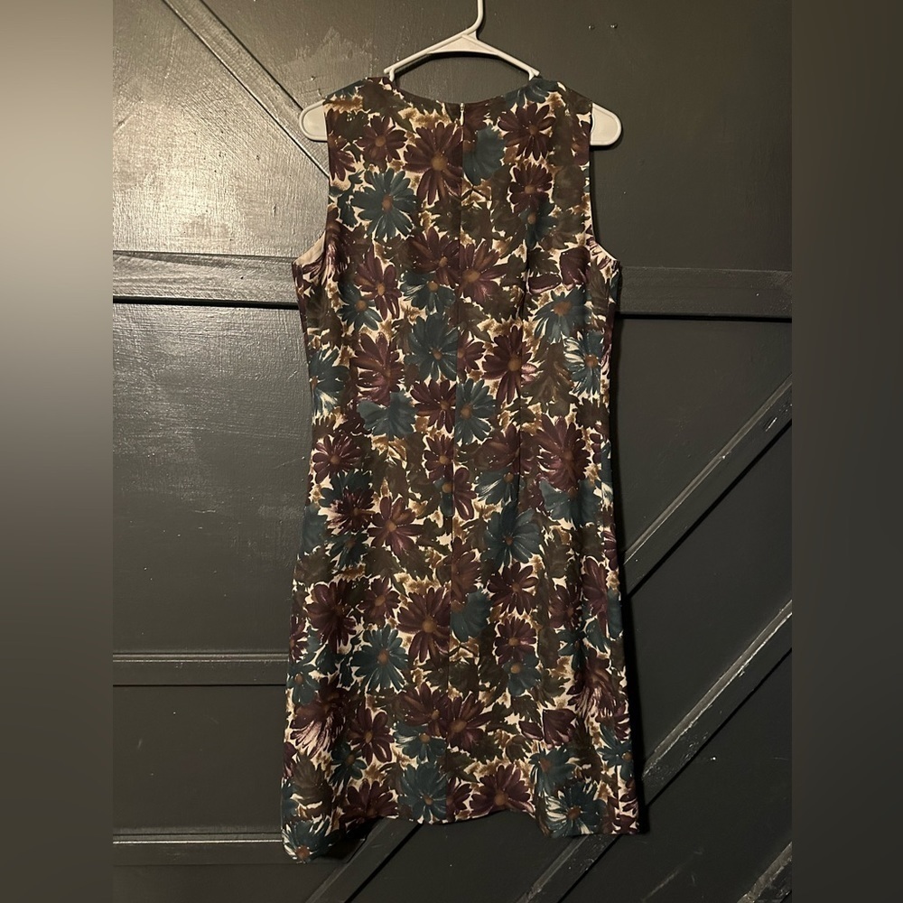 JOSEPHINE CHAUS COLLECTION women’s size 8 floral neutral earth tone colors - Picture 2 of 4